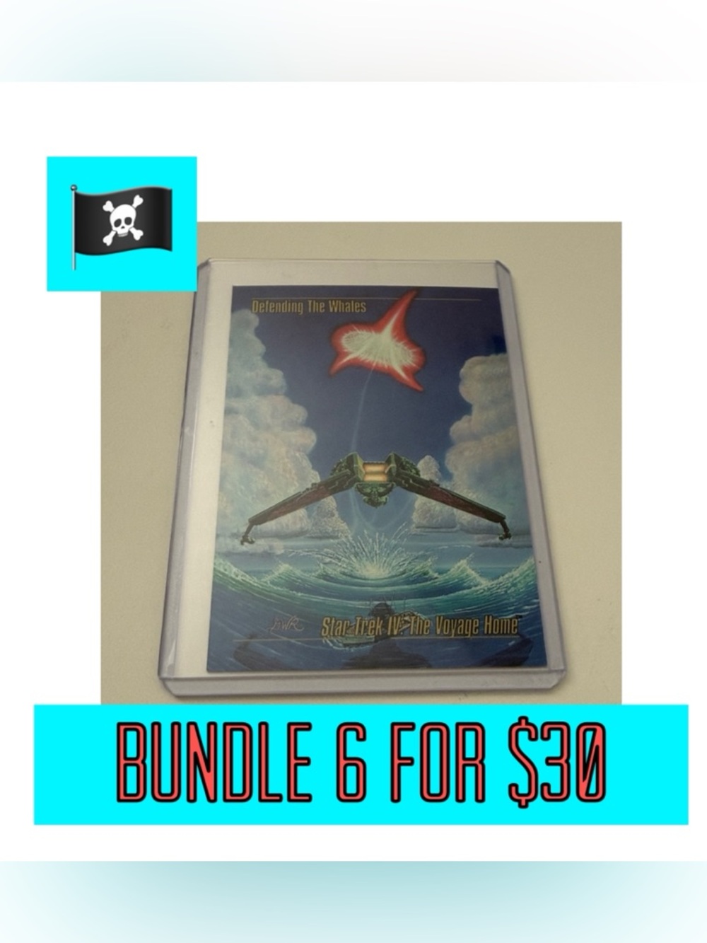 🏴☠️6 for $30🏴☠️1993 Skybox Master Series Star Trek IV: The Voyage Home #58